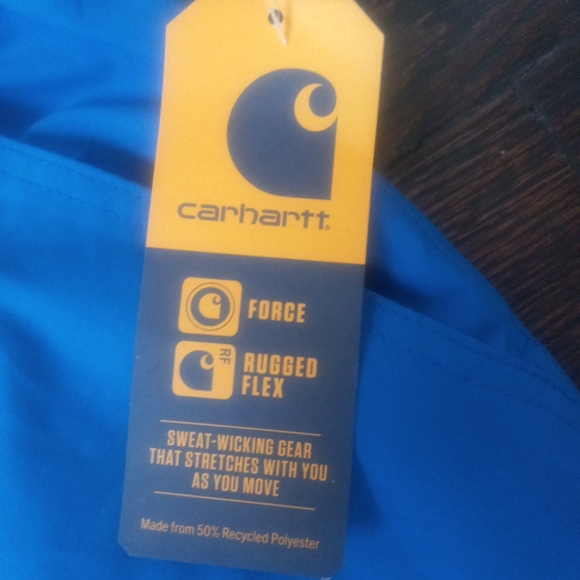 Blue Carhartt Force Rugged Flex 3XL Short Force Modern Fit Cargo Straight Leg - Picture 3 of 11